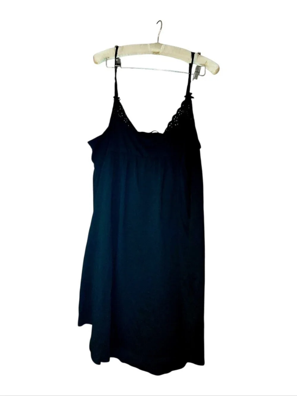 Victoria's Secret Black Babydoll Nighty Cotton XL
